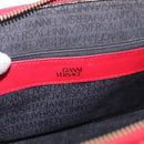 Gianni Versace Hand Bag Leather 2way Red Gold Auth bs35668-18