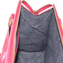 Gianni Versace Hand Bag Leather 2way Red Gold Auth bs35668-20