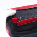 Gianni Versace Hand Bag Leather 2way Red Gold Auth bs35668-22