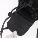 GUCCI Bamboo Backpack Suede Black Gold 003 1705 0030 Auth bs35670A-10