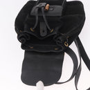 GUCCI Bamboo Backpack Suede Black Gold 003 1705 0030 Auth bs35670A-22