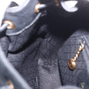 GUCCI Bamboo Backpack Suede Black Gold 003 1705 0030 Auth bs35670A-25