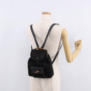 GUCCI Bamboo Backpack Suede Black Gold 003 1705 0030 Auth bs35670A-29