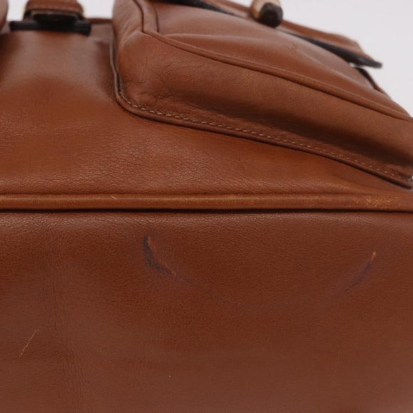 GUCCI Bamboo Backpack Leather Brown Gold 003 58 0016 Auth bs35671