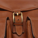GUCCI Bamboo Backpack Leather Brown Gold 003 58 0016 Auth bs35671-18