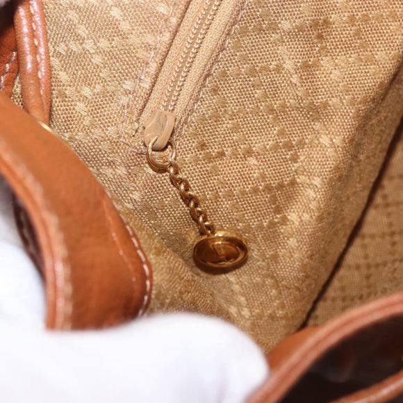 GUCCI Bamboo Backpack Leather Brown Gold 003 58 0016 Auth bs35671