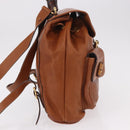GUCCI Bamboo Backpack Leather Brown Gold 003 58 0016 Auth bs35671-5