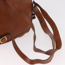 GUCCI Bamboo Backpack Leather Brown Gold 003 58 0016 Auth bs35671-9