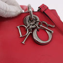 Christian Dior Diorissimo Hand Bag Leather 2way Pink Silver Auth bs35672A-10