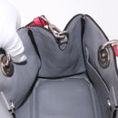 Christian Dior Diorissimo Hand Bag Leather 2way Pink Silver Auth bs35672A-21