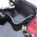 Christian Dior Diorissimo Hand Bag Leather 2way Pink Silver Auth bs35672A-22