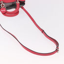Christian Dior Diorissimo Hand Bag Leather 2way Pink Silver Auth bs35672A-8