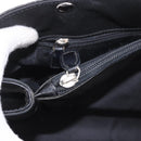 Christian Dior Hand Bag Nylon Black Silver Auth bs35673-23