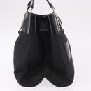 Christian Dior Hand Bag Nylon Black Silver Auth bs35673-4