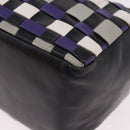 Miu Miu Shoulder Bag Leather Purple Gold Auth bs35677A-14