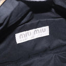 Miu Miu Shoulder Bag Leather Purple Gold Auth bs35677A-17