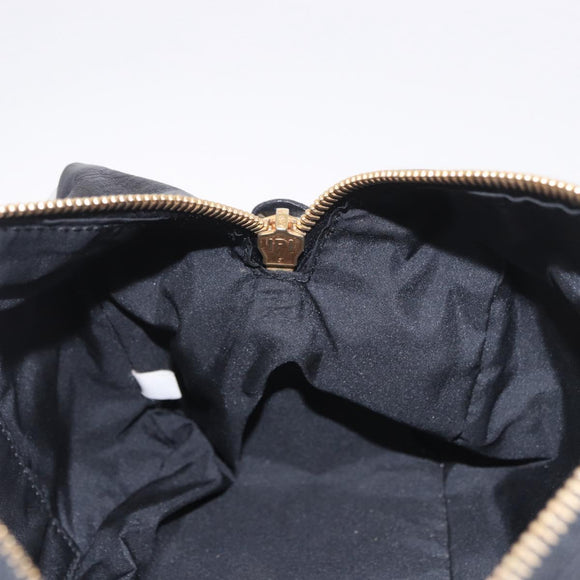 Miu Miu Shoulder Bag Leather Purple Gold Auth bs35677A