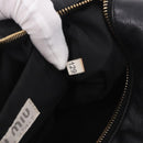 Miu Miu Shoulder Bag Leather Purple Gold Auth bs35677A-12