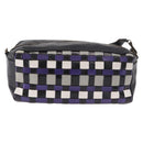 Miu Miu Shoulder Bag Leather Purple Gold Auth bs35677A-2