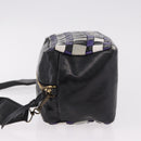 Miu Miu Shoulder Bag Leather Purple Gold Auth bs35677A-4