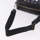 Miu Miu Shoulder Bag Leather Purple Gold Auth bs35677A-7