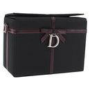 Christian Dior Clutch Bag Nylon Black Silver Auth bs35680-1