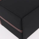 Christian Dior Clutch Bag Nylon Black Silver Auth bs35680-7