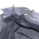 CHANEL Matelasse Chain Tote Bag Coated Canvas Black Gold CC Auth bs35682-18