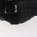 BOTTEGA VENETA INTRECCIATO Body Bag Leather Black Silver Auth bs35683A-11