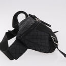 BOTTEGA VENETA INTRECCIATO Body Bag Leather Black Silver Auth bs35683A-5