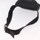BOTTEGA VENETA INTRECCIATO Body Bag Leather Black Silver Auth bs35683A-7