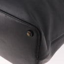 CHANEL Tote Bag Calf Leather Black CC Auth bs35686V-17