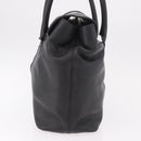 CHANEL Tote Bag Calf Leather Black CC Auth bs35686V-3