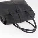 CHANEL Tote Bag Calf Leather Black CC Auth bs35686V-7