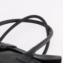 CHANEL Tote Bag Calf Leather Black CC Auth bs35686V-14