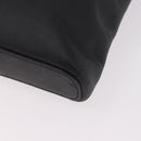 LOEWE Tote Bag Leather Black Silver Auth bs35687-14