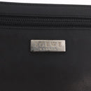 LOEWE Tote Bag Leather Black Silver Auth bs35687-11