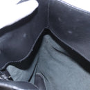 LOEWE Tote Bag Leather Black Silver Auth bs35687-18