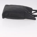 LOEWE Tote Bag Leather Black Silver Auth bs35687-3