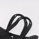 LOEWE Tote Bag Leather Black Silver Auth bs35687-8