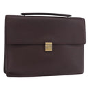 LOUIS VUITTON Taiga Porte Documents Angara Bag Acajou M30776 Auth bs35692-1