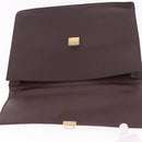 LOUIS VUITTON Taiga Porte Documents Angara Bag Acajou M30776 Auth bs35692-18