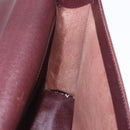 LOUIS VUITTON Taiga Porte Documents Angara Bag Acajou M30776 Auth bs35692-20