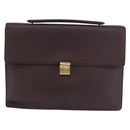 LOUIS VUITTON Taiga Porte Documents Angara Bag Acajou M30776 Auth bs35692-13