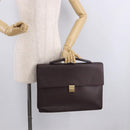 LOUIS VUITTON Taiga Porte Documents Angara Bag Acajou M30776 Auth bs35692-22