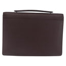 LOUIS VUITTON Taiga Porte Documents Angara Bag Acajou M30776 Auth bs35692-2