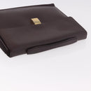 LOUIS VUITTON Taiga Porte Documents Angara Bag Acajou M30776 Auth bs35692-6