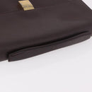 LOUIS VUITTON Taiga Porte Documents Angara Bag Acajou M30776 Auth bs35692-7