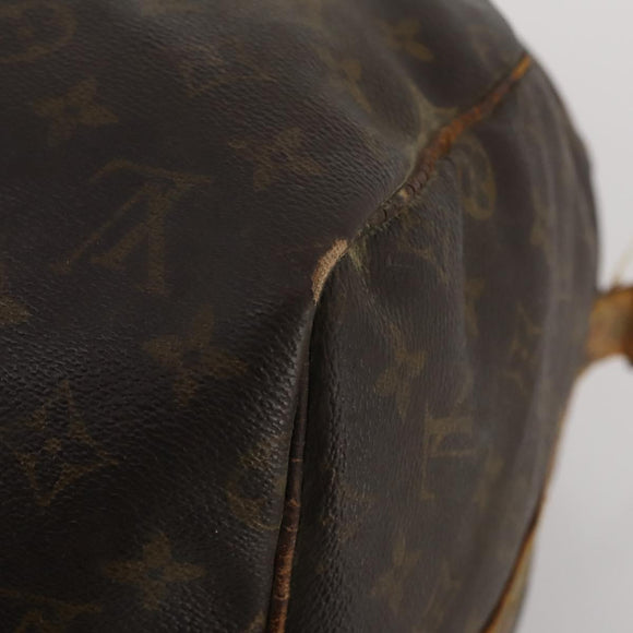 LOUIS VUITTON Monogram Keepall Bandouliere 55 Boston Bag M41414 LV Auth bs35693