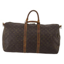 LOUIS VUITTON Monogram Keepall Bandouliere 55 Boston Bag M41414 LV Auth bs35693-2